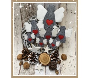 Stickserie ITH - Engel Steckerfigur & Anhänger